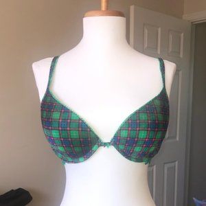 Victorias Secret Sexy Little Things Plaid Bra 34C